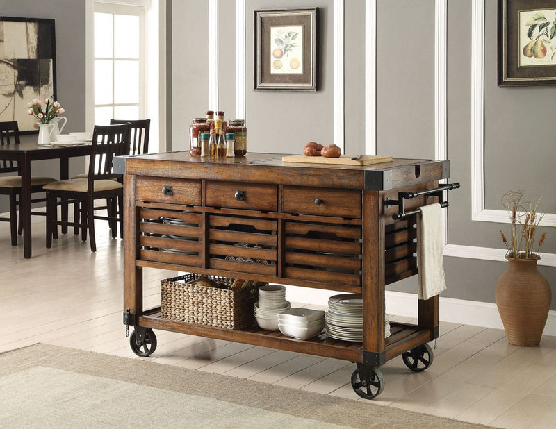 ACME Kitchen & Dining Carts ACME Kaif Kitchen Cart