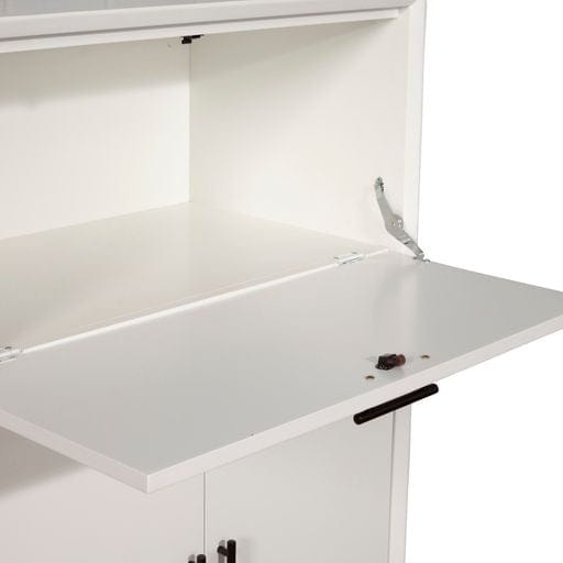 Alpine Kitchen & Dining Carts Alpine Furniture Flynn Large Bar Cabinet with Drop Down Tray