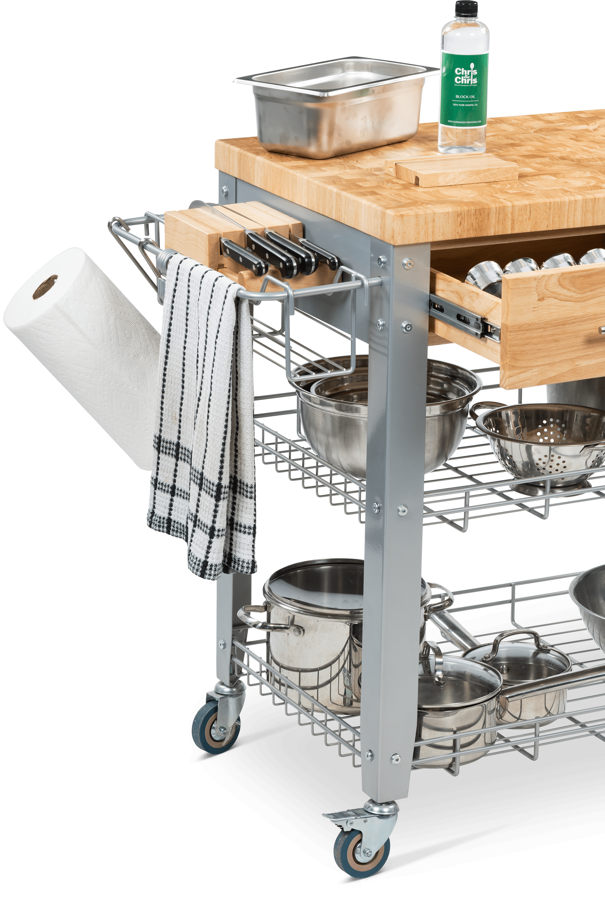 Chris & Chris Kitchen & Dining Carts Chris & Chris   Stadium Workstation