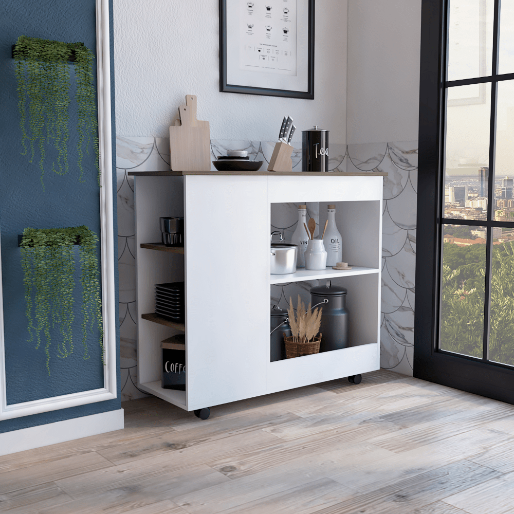 TUHome Kitchen & Dining Carts TUHome Nigella Kitchen Cart