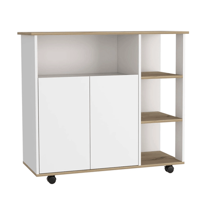 TUHome Kitchen & Dining Carts TUHome Paprika Kitchen Cart