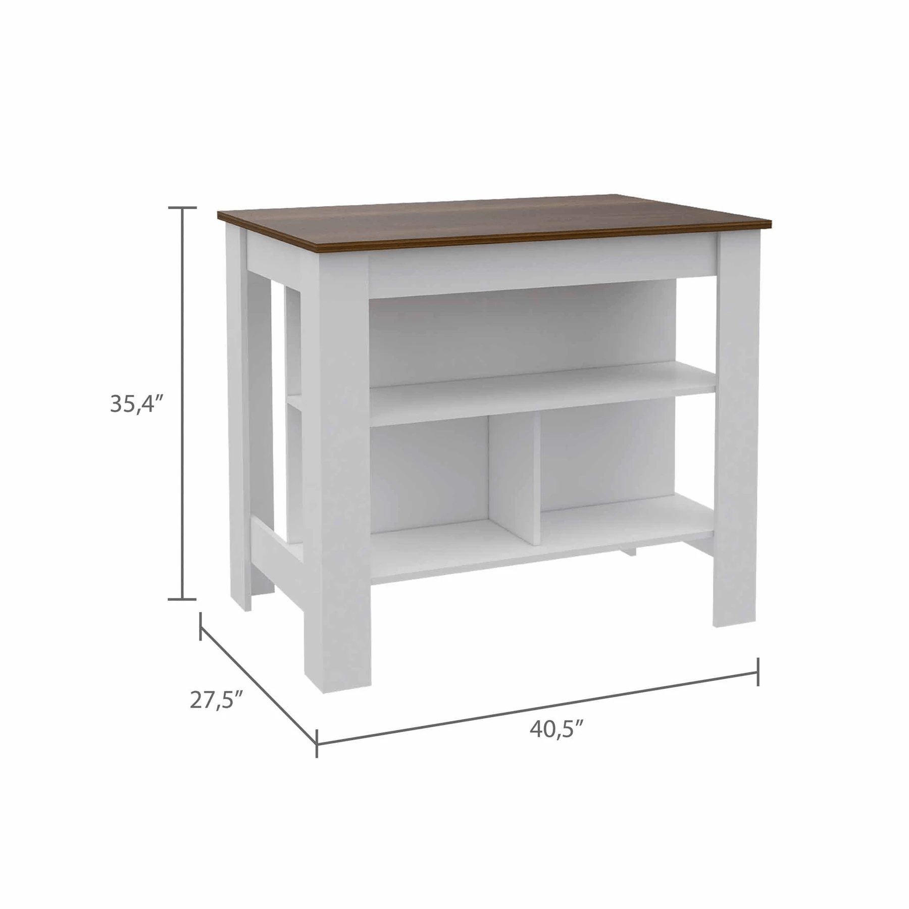 TUHome Kitchen Islands TUHome Cala Kitchen Island
