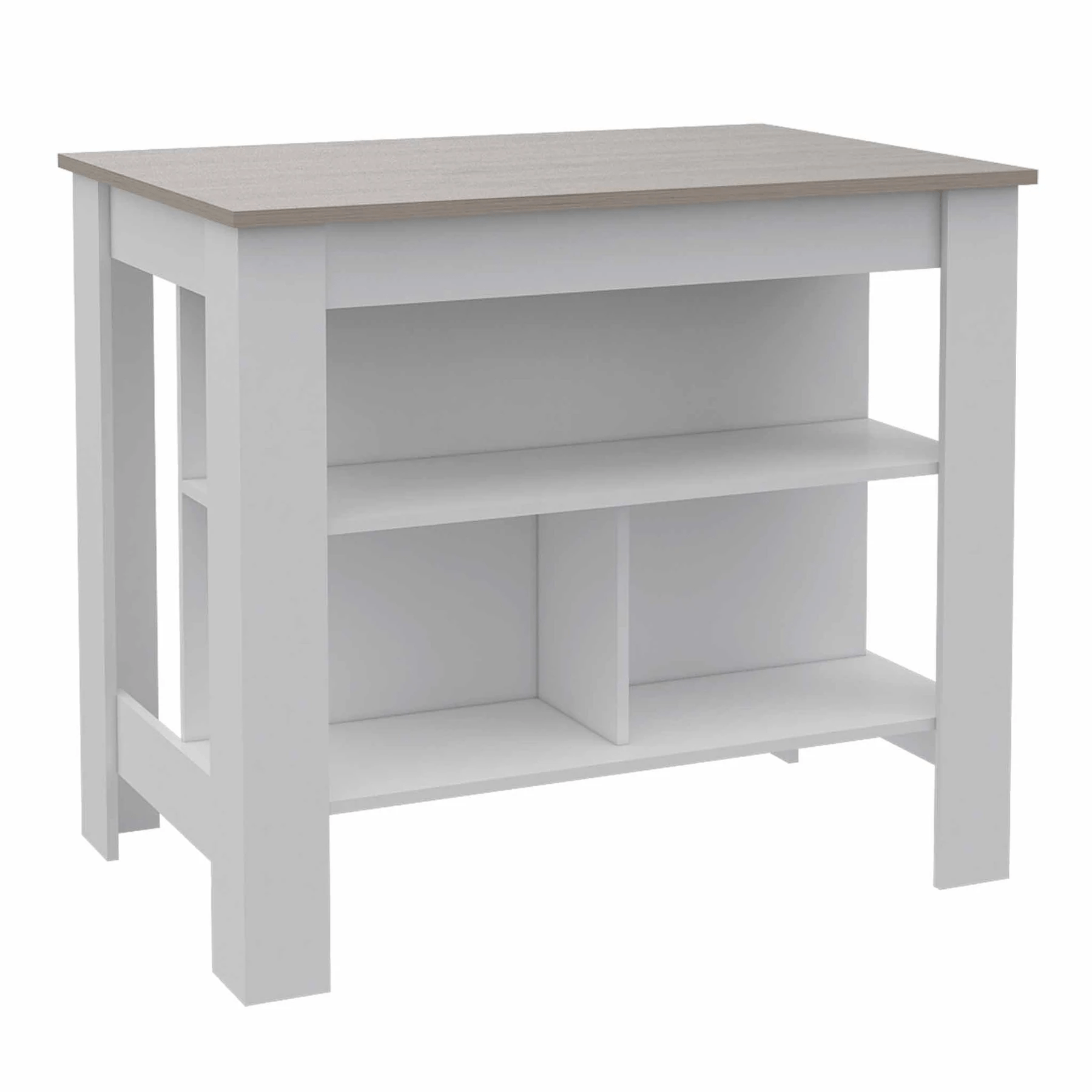 TUHome Kitchen Islands TUHome Cala Kitchen Island Antibacterial