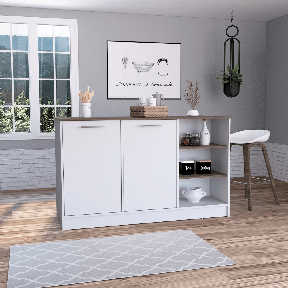 TUHome Kitchen Islands TUHome Ginger Kitchen Island