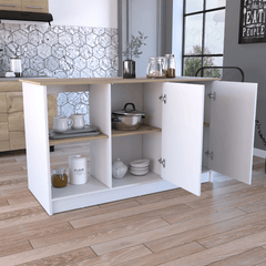 TUHome Kitchen Islands TUHome Juniper Kitchen Island
