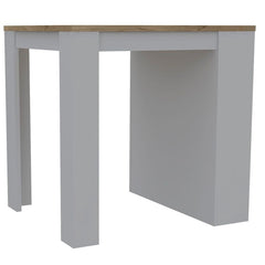TUHome Kitchen Islands TUHome Tanna Kitchen Island White/Pine