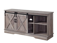 ACME TV Stand Rustic Oak ACME Bennet TV Stand