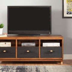 Alpine TV Stand Alpine Furniture Belham 3 Drawer TV Console