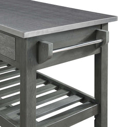 Convenience Concepts Kitchen & Dining Carts Convenience Concepts American Heritage 3 Tier Stainless Steel Kitchen Cart with Drawers