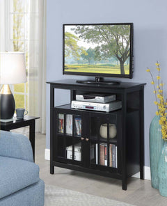 Convenience Concepts TV Stand Black Convenience Concepts Big Sur Highboy 40 inch TV Stand with Storage Cabinets