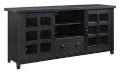 Convenience Concepts TV Stand Black Convenience Concepts Newport Park Lane 1 Drawer TV Stand with Storage Cabinets and Shelves