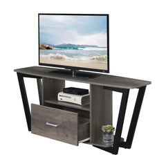 Convenience Concepts TV Stand Convenience Concepts Graystone 65 inch 1 Drawer TV Stand with Shelves