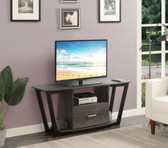 Convenience Concepts TV Stand Convenience Concepts Graystone 65 inch 1 Drawer TV Stand with Shelves