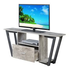 Convenience Concepts TV Stand Convenience Concepts Graystone 65 inch 1 Drawer TV Stand with Shelves