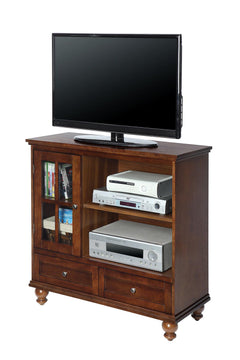Convenience Concepts TV Stand Convenience Concepts Tahoe Highboy 40 inch 2 Drawer TV Stand with Storage Cabinet and Shelves
