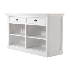 Homeroots Server HomeRoots Modern Farm White Two Drawer Buffet Server