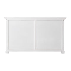 Homeroots Server HomeRoots Modern Farm White Two Drawer Buffet Server