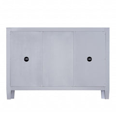 Homeroots Sideboard HomeRoots Glamorous Mirrored Bling Multi Storage Accent Cabinet