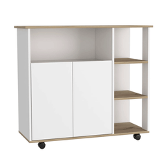 TUHome Kitchen & Dining Carts TUHome Paprika Kitchen Cart