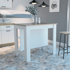 TUHome Kitchen Islands TUHome Cala Kitchen Island