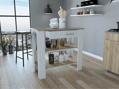 TUHome Kitchen Islands TUHome Cala Kitchen Island 40