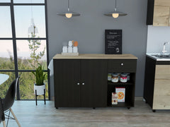 TUHome Kitchen Islands TUHome Victoria Kitchen Island